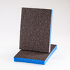 Uneeda EKASILK PLUS 10mm Sponge 3"x 4" No Hole Superfine (450-500 Grit Finish) Hook & Loop Sanding Pad P-105560